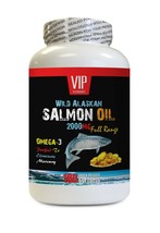 omega-3 heart health - ALASKAN SALMON OIL 2000 - energy boosting 1B 180 - $25.19