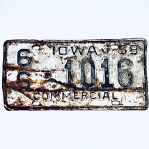 1959 United States Iowa Mitchell County Commercial License Plate 66-1016 - $10.88