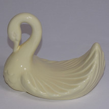 Vintage Andre Richard Japan Cream Ceramic Swan Hand Towel Holder Or Soap Dish - £6.26 GBP