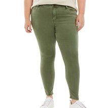 Celebrity Pink Womens Plus 16 Army Green Denim Skinny Fit Ankle Jeans NW... - $24.49