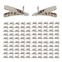 100 Pcs Clips For Christmas Flowers, 2.5Cm/1 Mini Fish Mouth Clip For Wreath Flo - £23.50 GBP