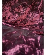 Crushed Burgundy Velvet  4 ways Stretch Velvet 56” Per Yard Or  1/2 Y - $8.59+