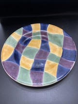 Chromatique Handpainted Collection Tabletops Unlimited Dinner Plate - £14.25 GBP