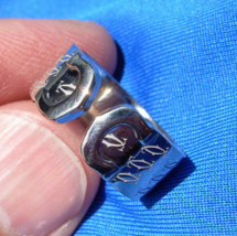 Cartier Band 18k Solid White Gold Double C Anniversary Love Ring Size 6.25 - $3,420.30 CAD