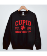 Cupid University Sweatshirt, Cute Valentine&#39;s Day Shirt, Funny College S... - $18.99