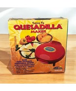 NOS Salton Santa Fe Quesadilla Maker QM2SFR Red 12” - NEW IN BOX! - $92.53 CAD