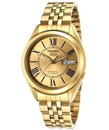 Seiko Automatic Gold Stainless Steel Men Watch SNKL38 - £131.56 GBP
