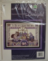 Hearts Delight Counted Cross Stitch Kit Memories - $15.00