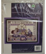 Hearts Delight Counted Cross Stitch Kit Memories - $15.00