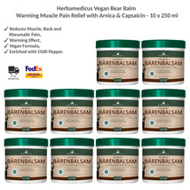 Herbamedicus Vegan Bear Balm - Warming Muscle Pain Relief with Capsaicin... - $102.84