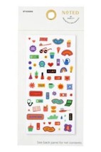 Noted By Post-It Stickers, 8 Sheets, 62 Stickers Per Sheet, 496 Stickers... - $185.46 MXN