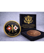 2pcs X ARMY SIGNAL CORPS Challenge Coin w/ Achievement Award - $36.84