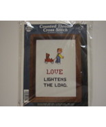 Needle Magic Counted Cross Stitch Kit Love Lightens the Load - $9.00