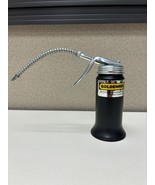 GOLDENROD 606 BLACK POWDER COATED PISTOL PUMP OILER OIL CAN 6OZ FLEXIBLE... - $22.95