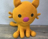Sago Mini Jinja Cat Plush Toy 9&quot; Orange Sitting Kitty Stuffed Animal Rare - $29.69