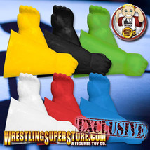 6 Pairs of Rubber Superhero Gloves for Retro Figures (All 6 Colors) - £35.97 GBP