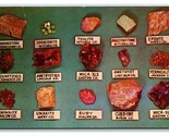Lot of 11 Rock Crystal Geology Fossil Specimen UNP Chrome Postcards #2 U6 - £7.00 GBP
