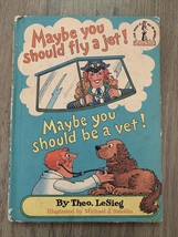 Vintage 1980 Maybe You Should Fly A Jet! Hardcover Book Dr Seuss Beginner Book - £8.73 GBP