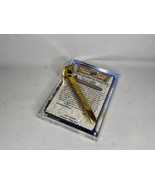 Union Pacific Transcontinental Railroad Gold Played MetalSpike, Real Relic - $69.29