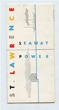 St Lawrence Seaway Power Brochure 1950&#39;s Development Corp &amp; New York Aut... - $27.72
