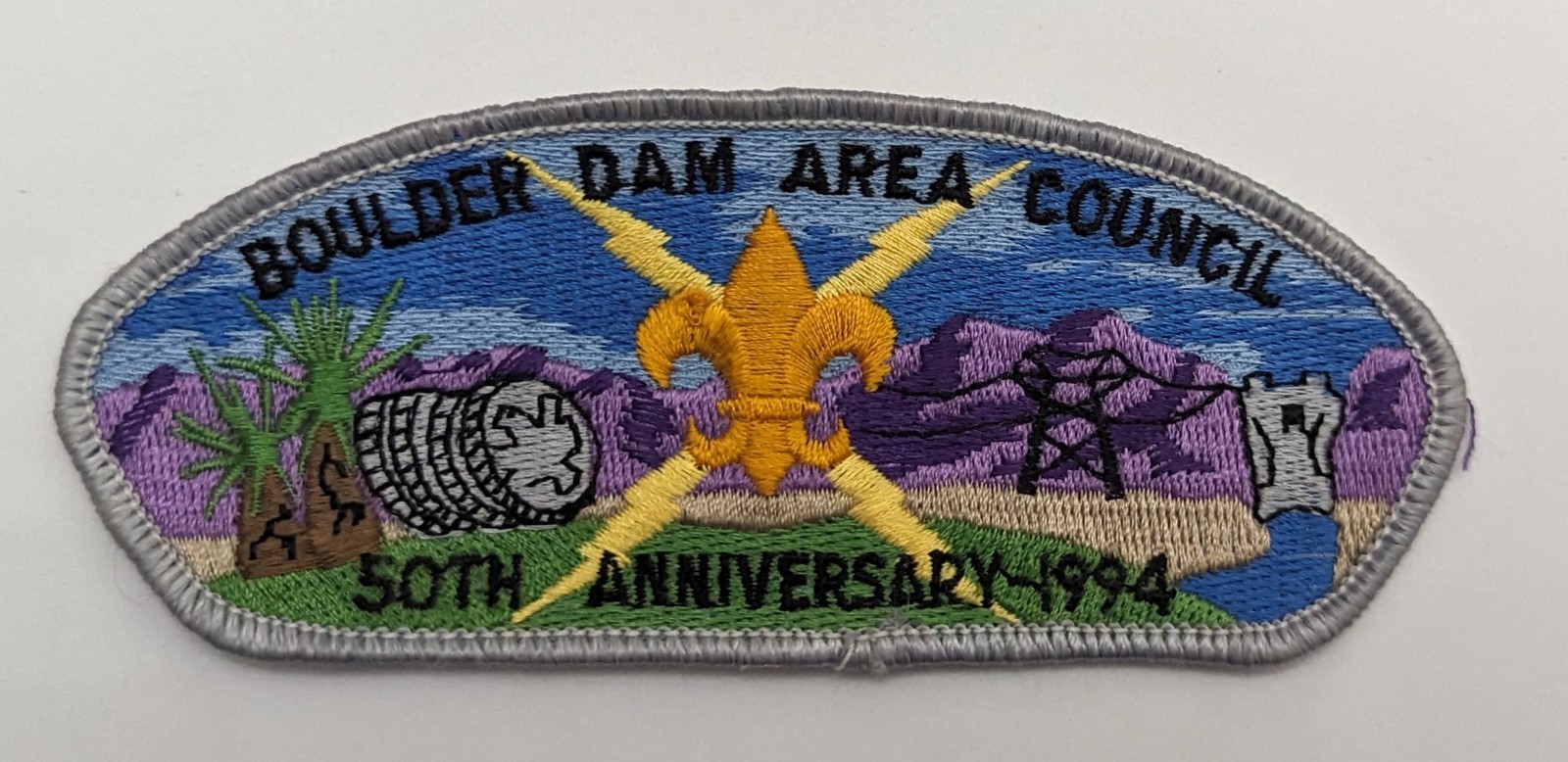 Boulder Dam Area Council 50th Anniversary 1994 Patch - $5.95