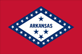 Arkansas State 10&#39; x 15&#39; Nylon Flag - £284.64 GBP