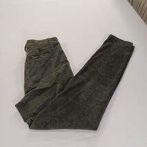 Talbots Corduroy Jegging Women's 14 (28×29) Green Mid Rise Stretch Pants VN5214 image 2