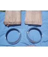 1950s Ford Headlight Rims, labeled 1952 - $90.00