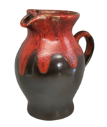 Lava Drip Volcano Canadian Pottery Pitcher Vase - £37.65 GBP