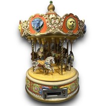 Large Ceramic Hand Painted Musical Carousel Parts Only Local Pickup Only - £310.12 GBP
