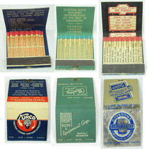 3 Vintage Printed Stick Matchbooks Keystone Chromium Turco Clean Mayday ... - £23.59 GBP
