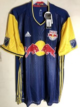 Adidas Authentic MLS Jersey New York Red Bulls Team Navy sz S - $25.24