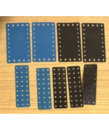 1950&#39;s A.C. Gilbert Erector Set: Lot of 8 Blue &amp; Black Flexible Plastic ... - €10,04 EUR