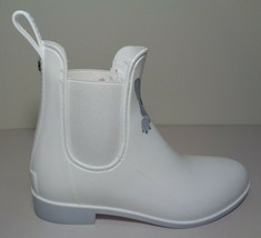 Sam Edelman Size 8 M TINSLEY White With Dog Rubber Rain Boots New Women&#39;s Shoes - £78.33 GBP