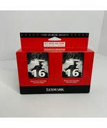 2 Pk LEXMARK BLACK 10N0016 Ink Cartridges for IJ650 SERIES GENUINE OEM S... - $45.00 CAD