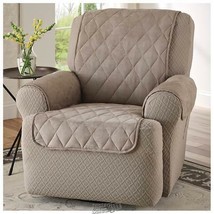 Ultimate Furniture Recliner Protector Natural 100% Quilted Polyester 65"-78.5" - £22.35 GBP