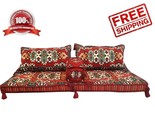 Cushion Sofa Set With SPONGE Arabic Turkish Kilim Corner pillows Lounge ... - $385.11