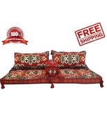 Cushion Sofa Set With SPONGE Arabic Turkish Kilim Corner pillows Lounge ... - £302.87 GBP