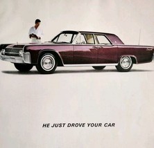 1961 Ford Lincoln Continental Advertisement Automobilia Mercury DWBB11 - £23.96 GBP