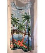 Cambridge Dry Goods Surfing  Themed  Dress Size L - £11.21 GBP