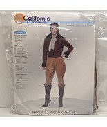 Women&#39;s American Aviator Pilot Costume Size SMALL (6-8) California Costumes - $71.94 CAD