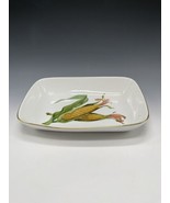 Royal Worcester 10&quot;x7&quot; Evesham Gold Baking Serving Dish Corn Rectangle A47 - $55.17 CAD