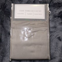 Set Of 2 1500 Thread Count Luxury Sateen Standard Pillowcases - £13.46 GBP