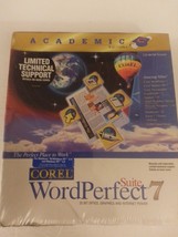 Corel Word Perfect Suite 7 Academic Edition CD-ROM for Windows 95 to XP Sealed - £31.85 GBP