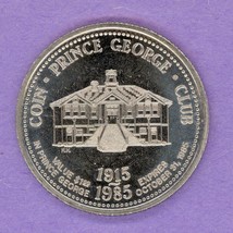 1985 Prince George British Columbia Trade Token or Dollar City Hall Mr. PG  NBS - £4.75 GBP