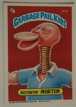 Distortin Morton Vintage Garbage Pail Kids #157B Trading Card 1986 - £1.95 GBP