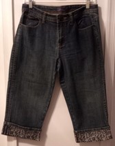 Pre-Owned Women’s Baccini Blue Denim Capri’s (Sz 6) - £10.90 GBP