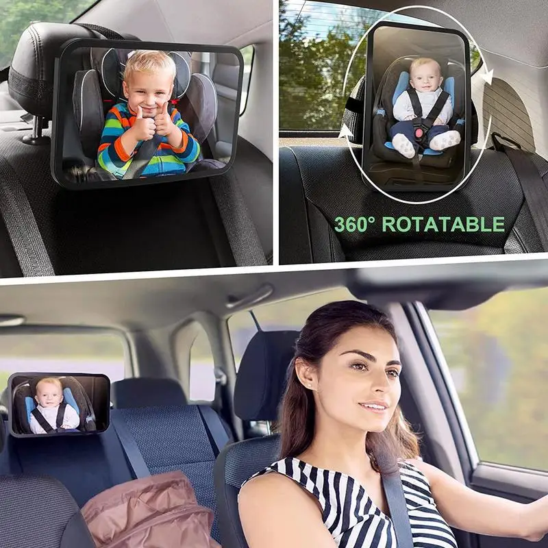 Adjustable Baby Car Mirror for Back Seat Safety Monitoring - £19.92 GBP