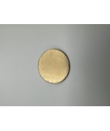 Vintage 14k Gold Filled Circle Textured Brooch 3.8cm - £23.79 GBP