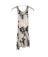 Free People Sleeveless Floral Dress Cream/Black Small - $738.14 MXN